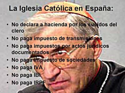 La Iglesia Católica en España...de verguenza!