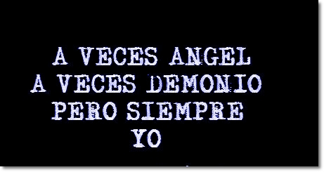 Ángel ~ Demonio
