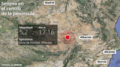 terremoto de 5,2 grados sacude la Región de Murcia