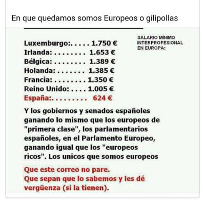 Europeos o Gilipollas