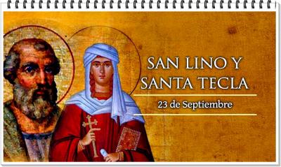 San Lino y Santa Tecla
